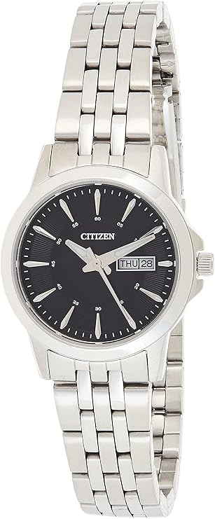 EQ0601-54E ساعة سيتزن حريمي  مينا أسود