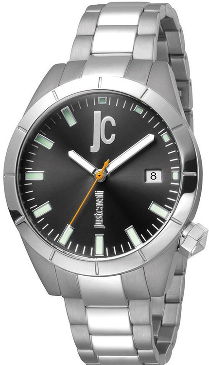 JC1G054M0055 ساعة جاست كفالي معدن مينا أسود رجالي