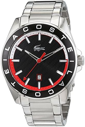 ساعة لكوست معدن مينا أسود 2010885