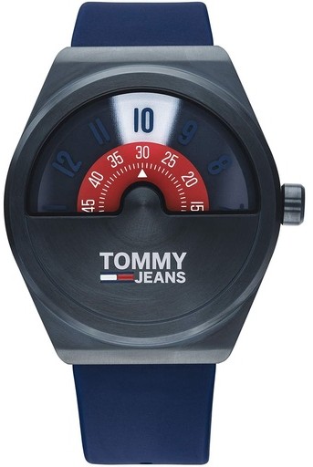 ساعة تومي رابر أزرق مينا أسود 1791775