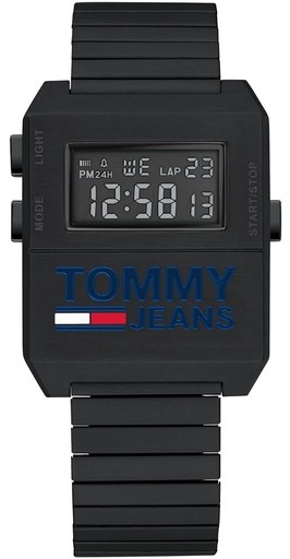 ساعة تومي معدن أسود مينا أسود 1791671