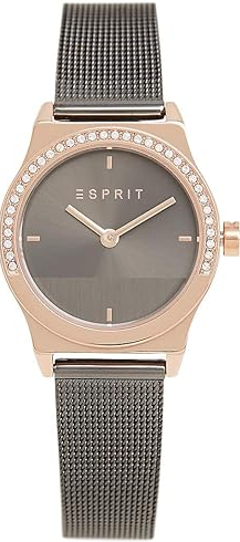 ساعة اسبريت حريمي حصيرة أسود مينا أسود