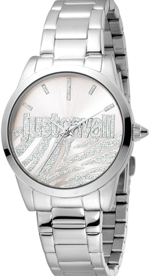 JC1L010M0465 silver steel white dail حريمي