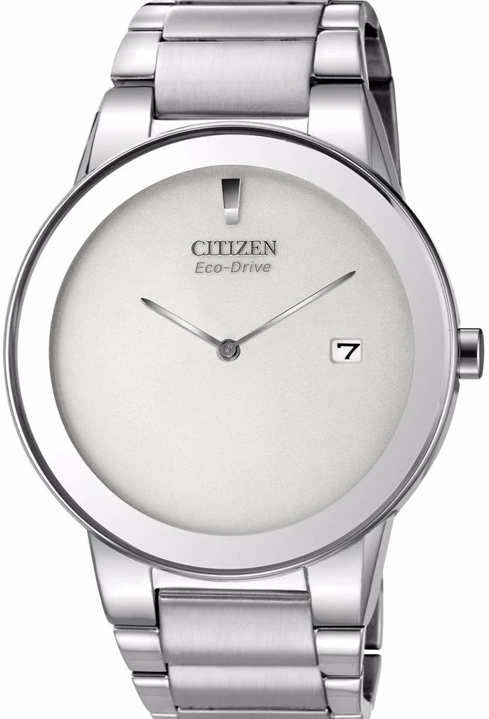 AU1060-51A silver steel white dail