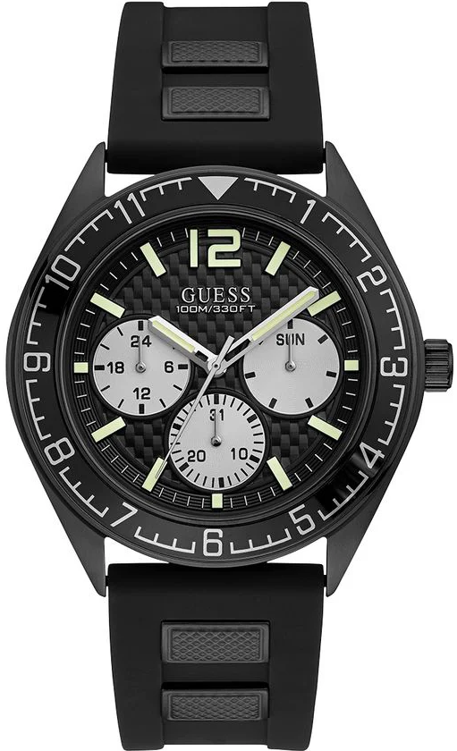 ساعة جيس رابر ظرف اسود  رجالي W1167G2