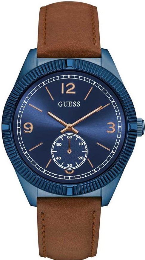 W0873G2 ساعة جيس بني ظرف أزرق رجالي