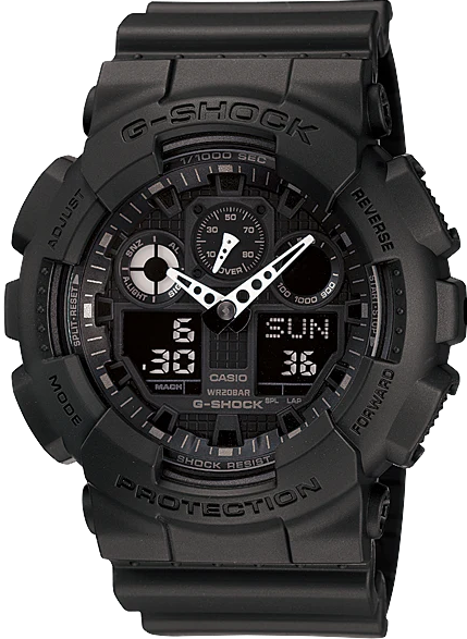 GA-100-1A1DR ساعة جي شوك 