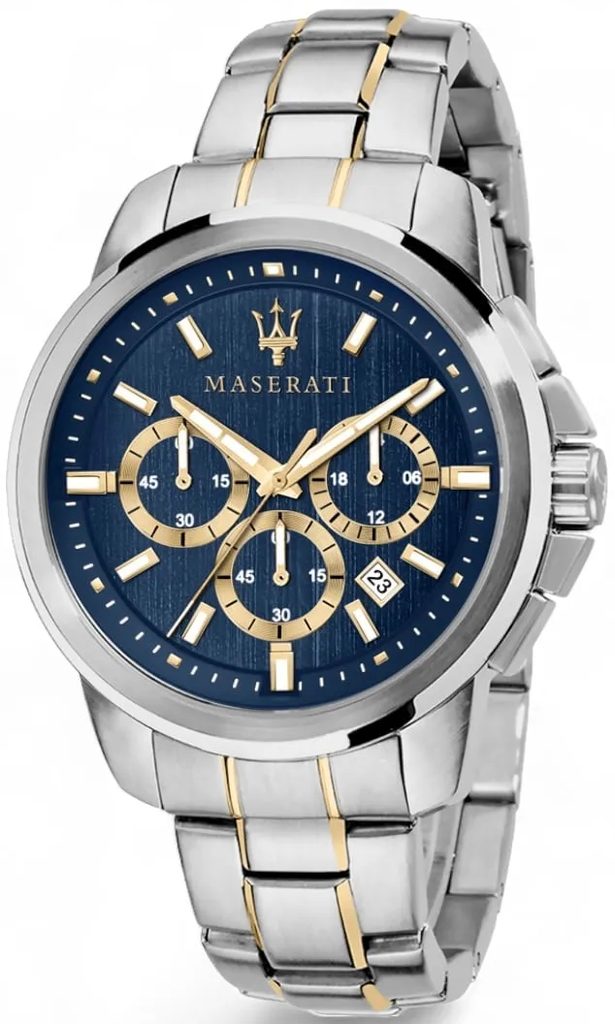 8873621016 ساعة معدن مزراتي مينا أزرق