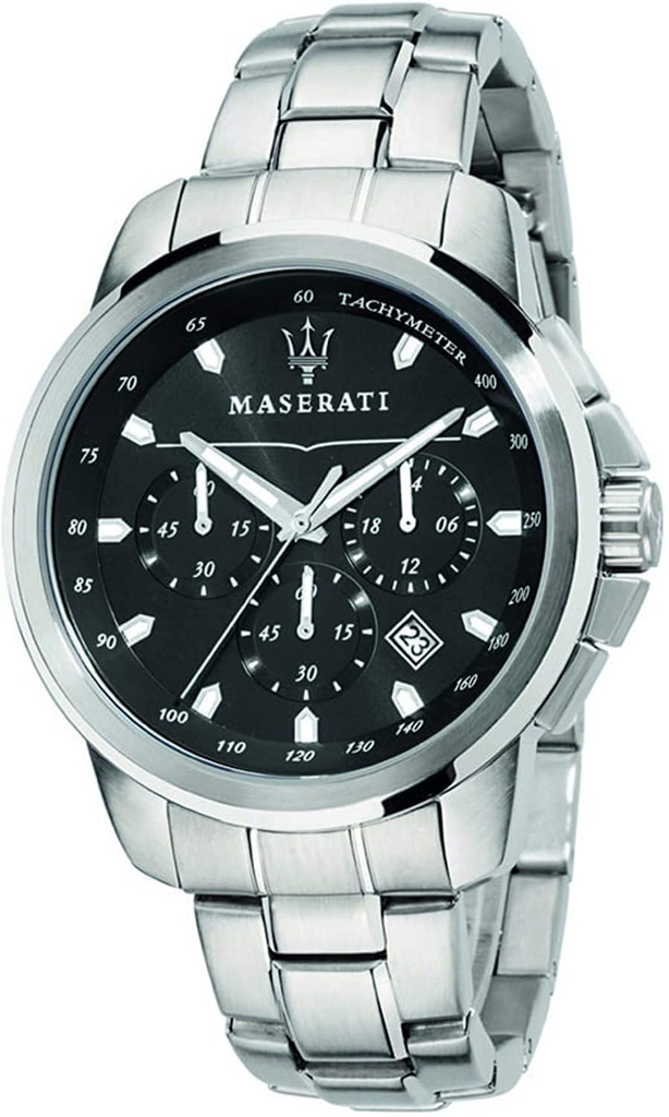 8873621001 ساعة مزراتي معدن مينا أسود