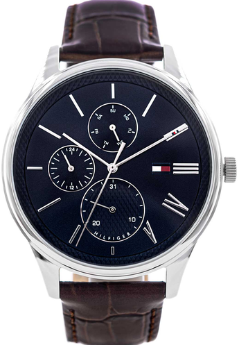 1791847 ساعة تومي جلد بني رجالي