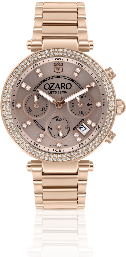 OZ-71932 ساعة OZARO حريمي روز جولد