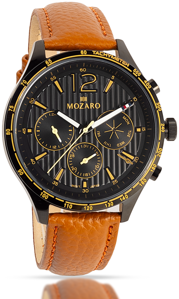 MO-719367BLBR MOZARO ساعة رجالي