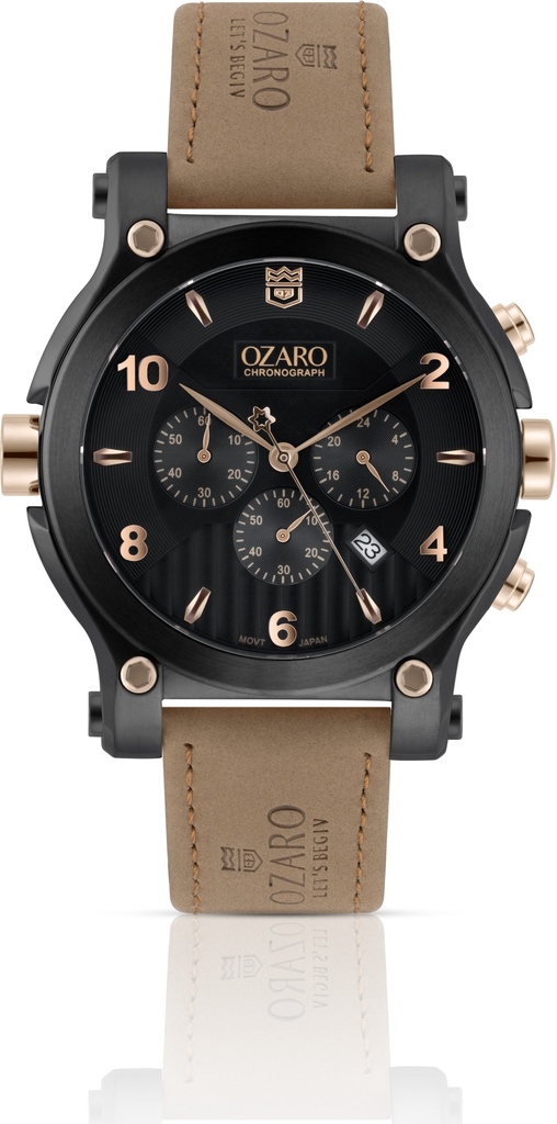 OZ-71937BBRL Bown Leather Black Dail