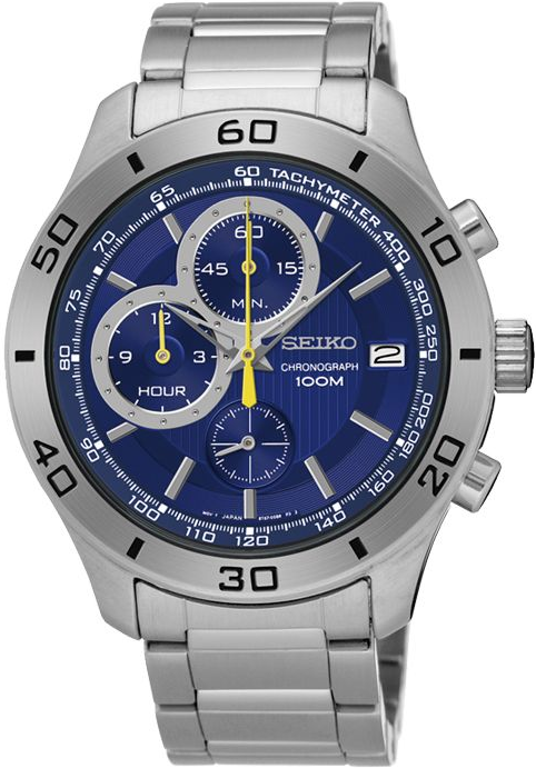 SSB185P1 ساعة سايكو معدن مينا اسود رجالي