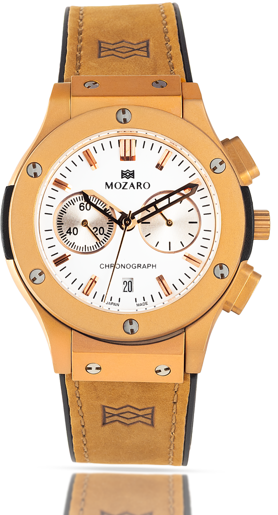 MO-718001WRBN ساعة MOZARO رجالي 2 عداد