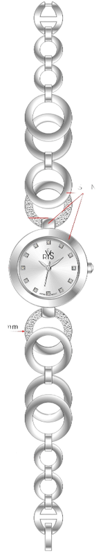 R2037-SS ساعة داش ريس