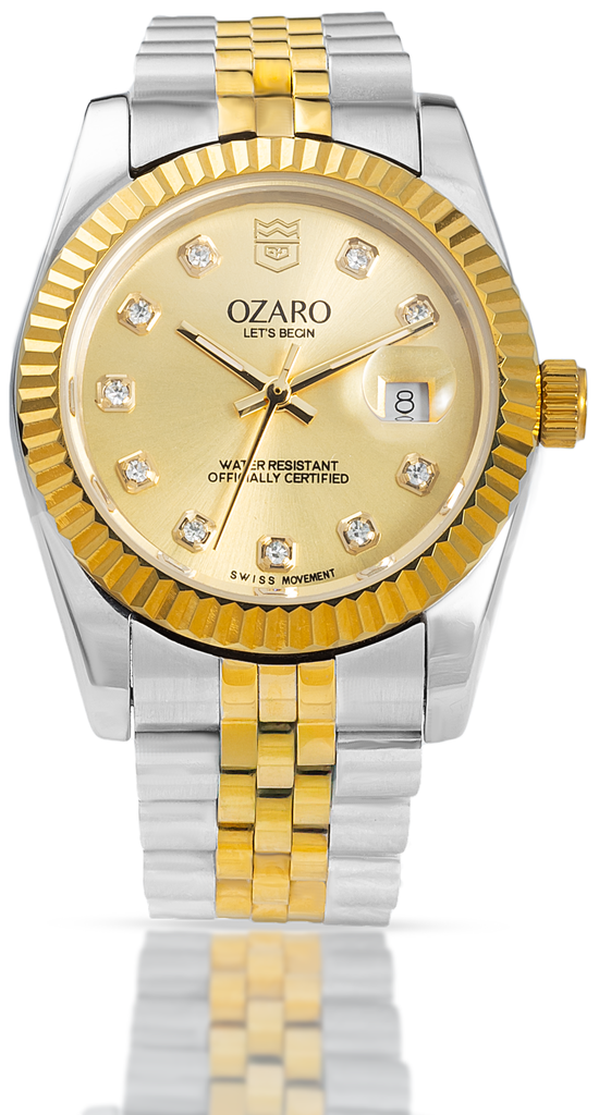 OZ-71936LGSG OZARO ساعة حريمي