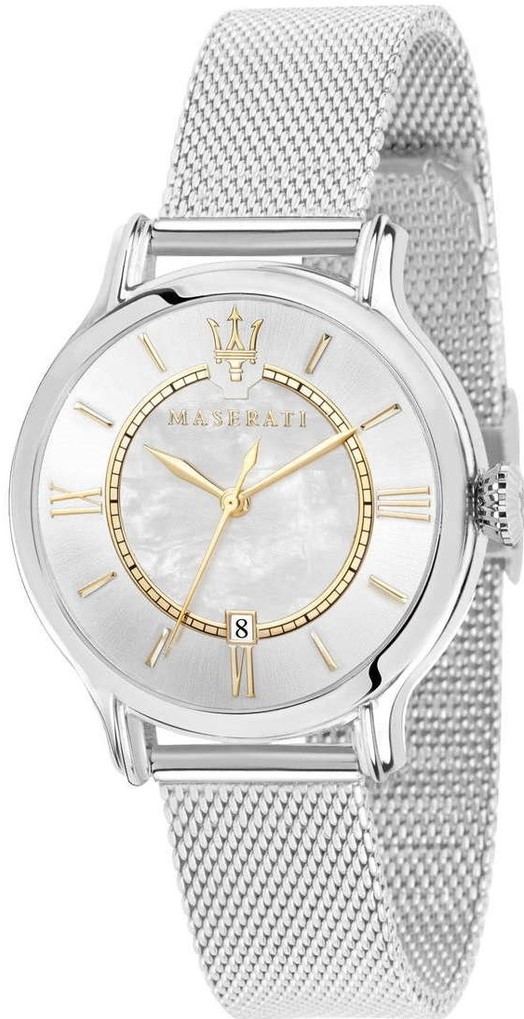 8853118504 ساعة مزراتي حصيرة مينا ابيض حريمي