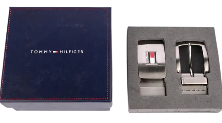 Tommy Hilfiger Double Buckle Belt Set-1