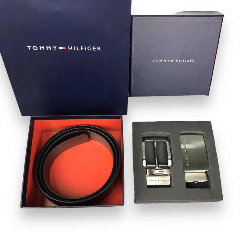 Tommy Hilfiger Double Buckle Belt Set-4