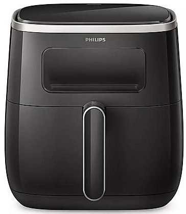 اير فراير فيليبس ديجيتال، سعة 5.6 لتر، بقوة 1700 وات، اسود - HD9257-80 
