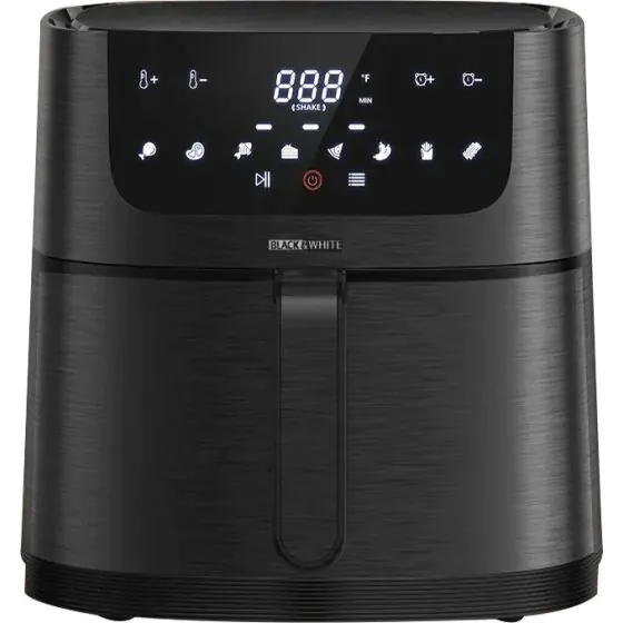 اير فراير بلاك اند وايت، سعة 8.5 لتر، 1800 وات، رمادي - AF-085SD 