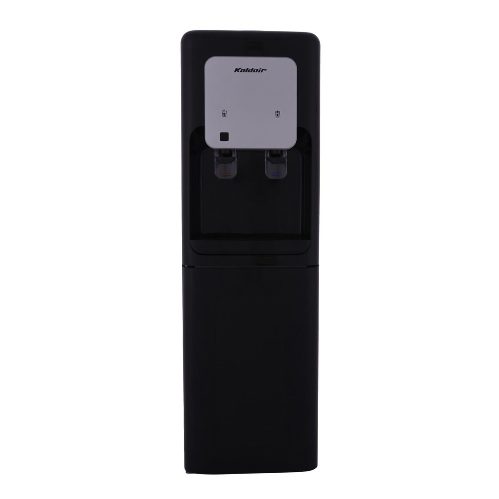 مبرد مياه كولدير، تحميل علوي بثلاجة، 2 حنفية، اسود - KWDBF31 