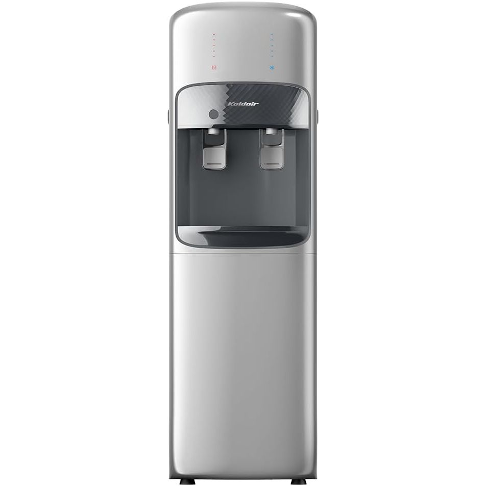 مبرد مياه كولدير تايب A، بارد وساخن، 2 حنفية - فضي 