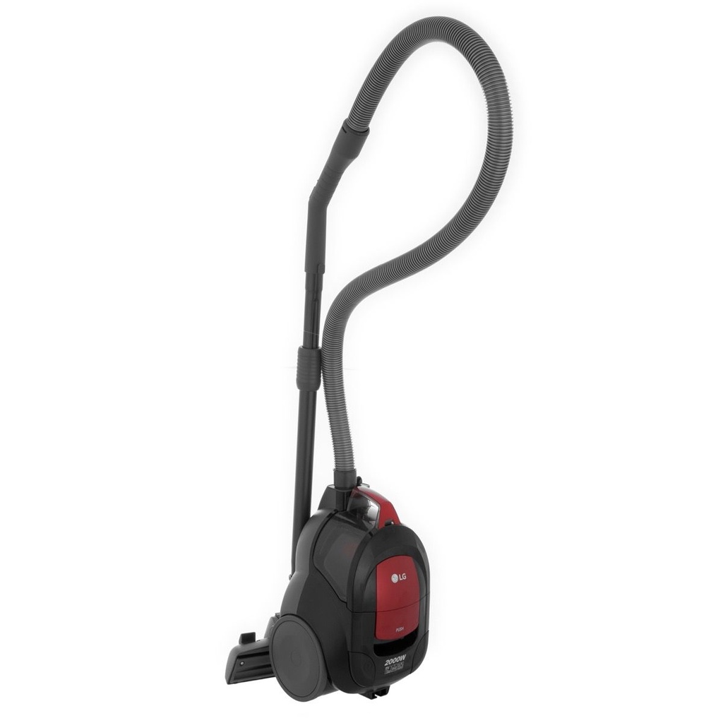 مكنسة كهربائية ال جي بدون كيس، 2000 وات، احمر - VC5420NNTR 