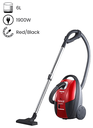مكنسة باناسونيك، 1900 وات، أسود و احمر - MC-CJ911R349 