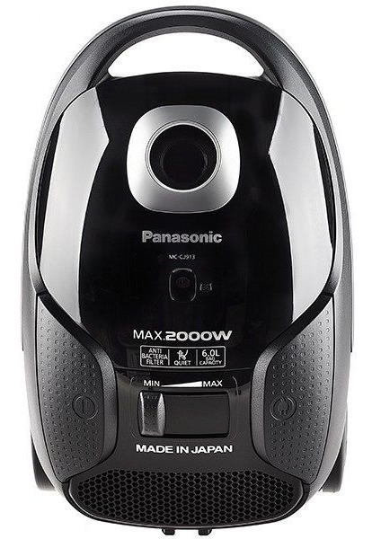 مكنسة كهربائية باناسونيك بريميم سيرياز، 2000 واط، اسود - MCCJ913 