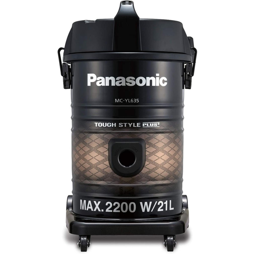 مكنسة كهربائية برميل باناسونيك، 2200 وات، اسود - MC-YL635 T747 