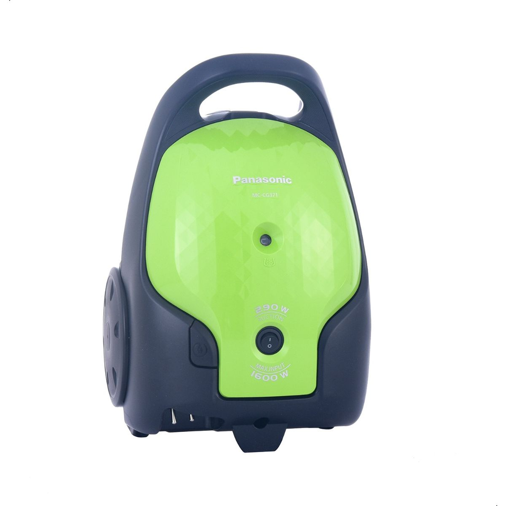 مكنسة كهربائية باناسونيك، بكيس للغبار، 1600 وات، اخضر - MC-CG371 