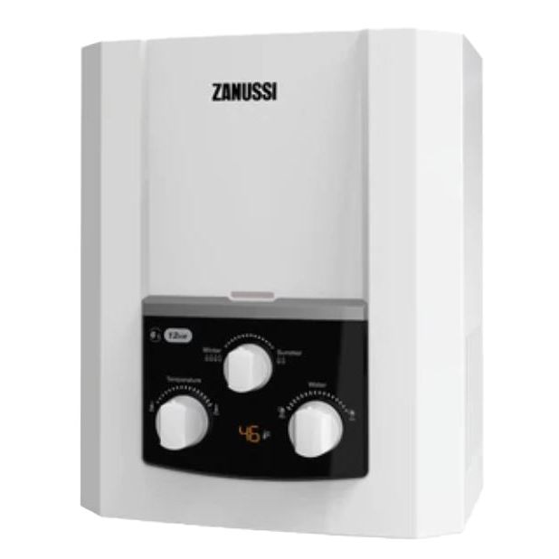 سخان مياه غاز زانوسي بمحول، 6 لتر، ابيض - ZYG06313WL 