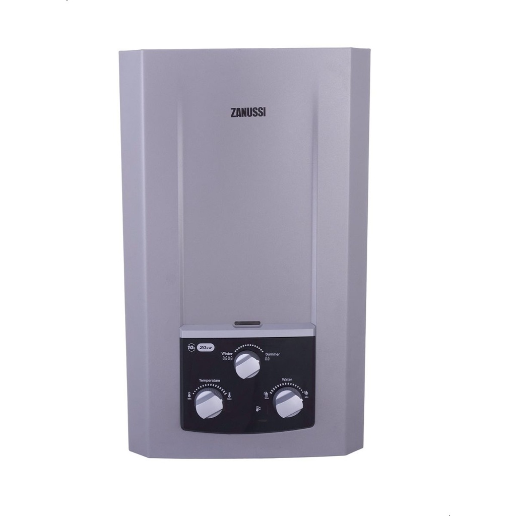 سخان غاز زانوسي، 10 لتر، فضي - ZYG10113SL 