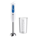 هاند بلندر براون، مع وعاء، سعة 600 مل، بقوة 600 وات، ابيض وازرق - MQ20001MWH 