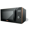 ميكرويف زانوسي بشواية، 25 لتر، 900 وات، اسود - ZMG25D59EB 