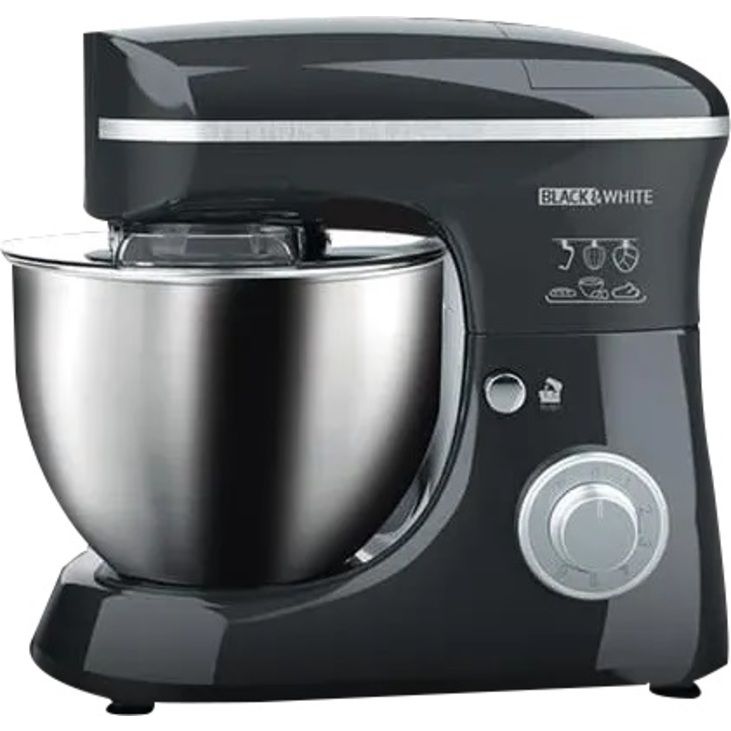 عجان بلاك اند وايت بملحقاته، سعة 6.2 لتر، 1500 وات، اسود - SM-615 