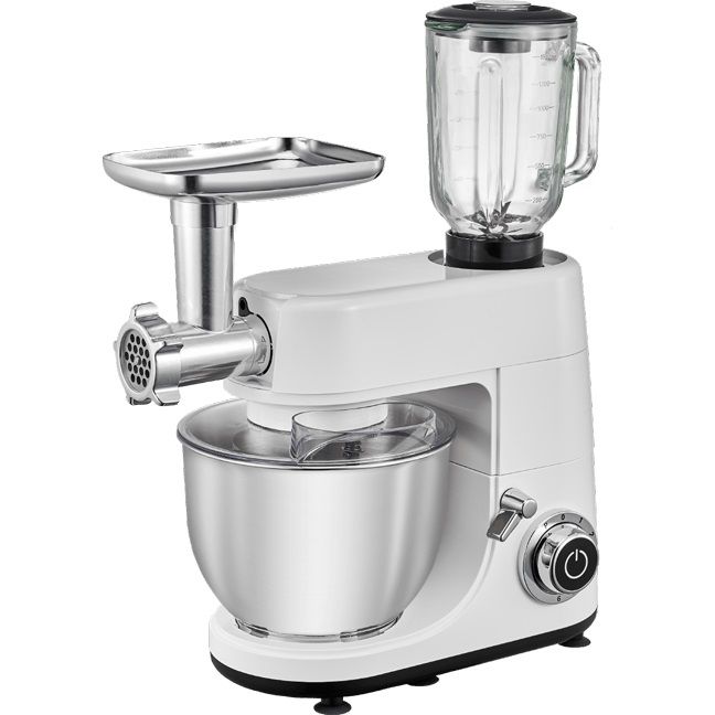عجان ستاند فريش مع مفرمة لحمة وخلاط، 6 لتر، 1500 وات، ابيض - 500014313 