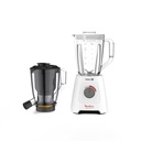 خلاط مولينكس كهرباء مع عصارة، 600 وات، ابيض - LM42Q127 