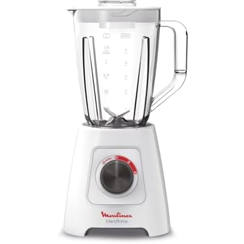 خلاط مولينكس بليندفورس 2، 2 لتر، 600 وات، ابيض - LM422127 