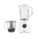 خلاط مولونيكس بليندفورس بالملحقات، سعة 2 لتر، بقوة 800 وات، ابيض -LM42X2EG 