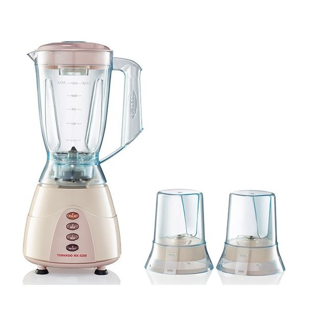 خلاط تورنيدو مع 2 مطحنة، 1.5 لتر، 500 وات - MX5200/2 