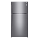 ثلاجة نوفروست ديجيتال ال جي بموتور انفرتر، 592 لتر، فضي - GR-H822HLHM 