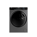 غسالة ملابس هاير، 9 كجم، تحميل امامي بموتور انفرتر، فضي - HW90-B14959S6TU1 