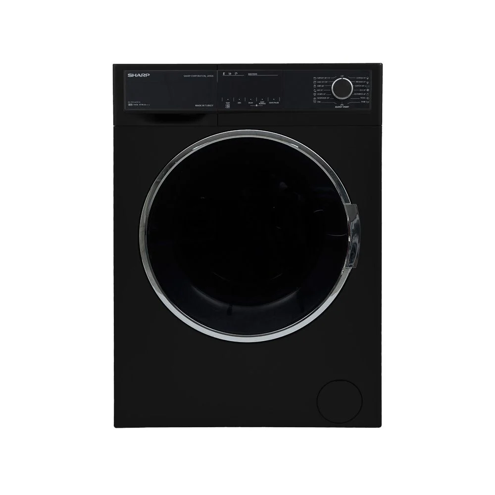 غسالة ملابس اوتوماتيك شارب، 9 كجم، اسود - ES-FP914CXE-B 