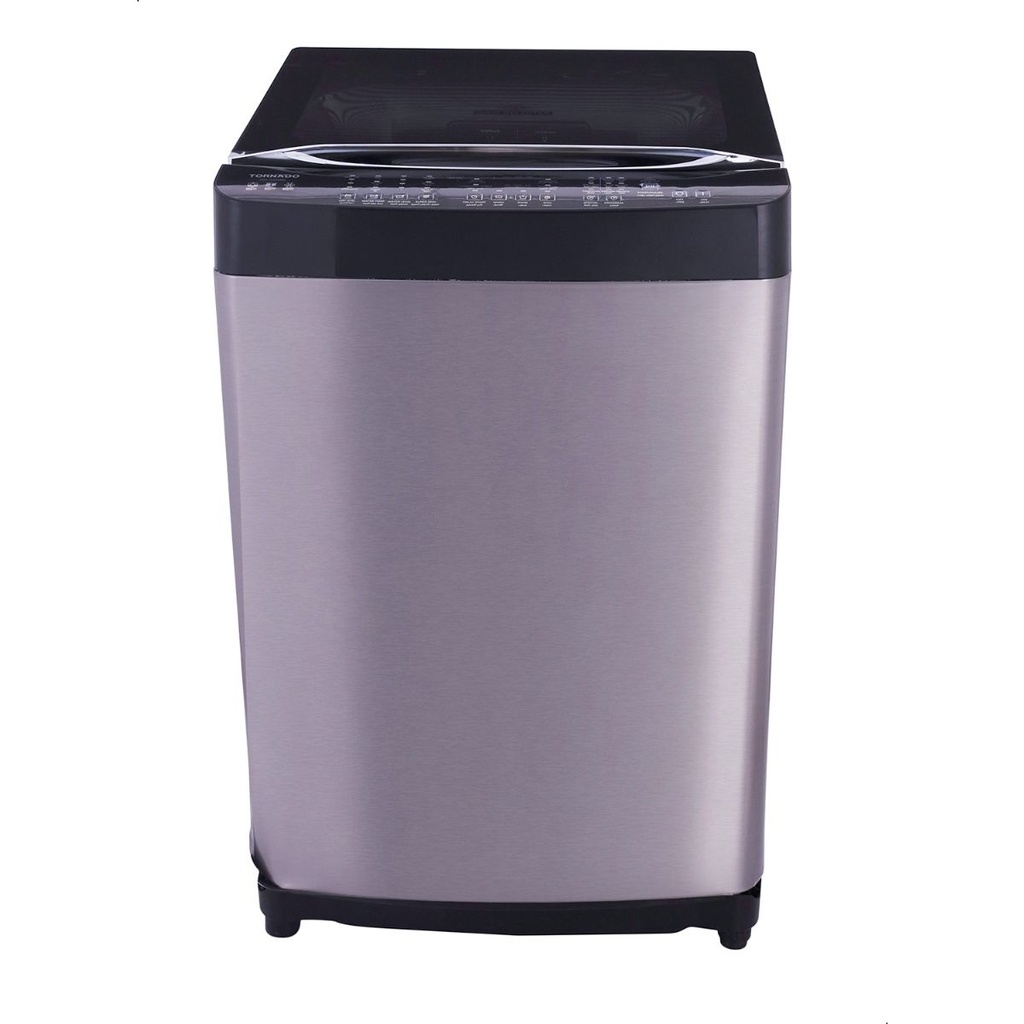 غسالة ملابس اوتوماتيك تورنيدو تحميل علوي، انفرتر، 15 كجم، ستانلس - TWT-TLD15RSC 