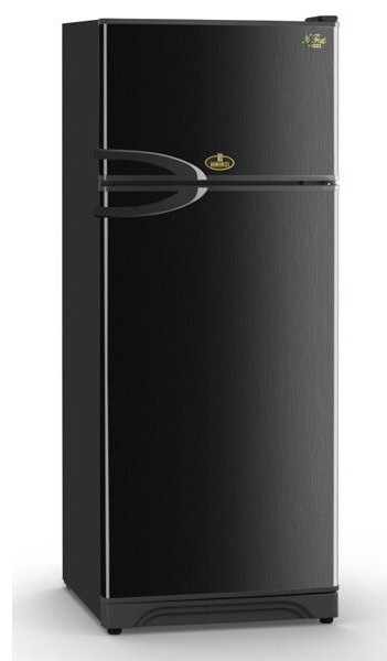 ثلاجة نوفروست كريازي، 370 لتر، اسود - KH370LN 