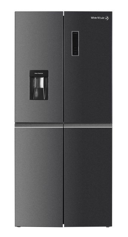 ثلاجة نوفروست وايت ويل، موتور انفرتر، 435 لتر، اسود - WR-7399AB 