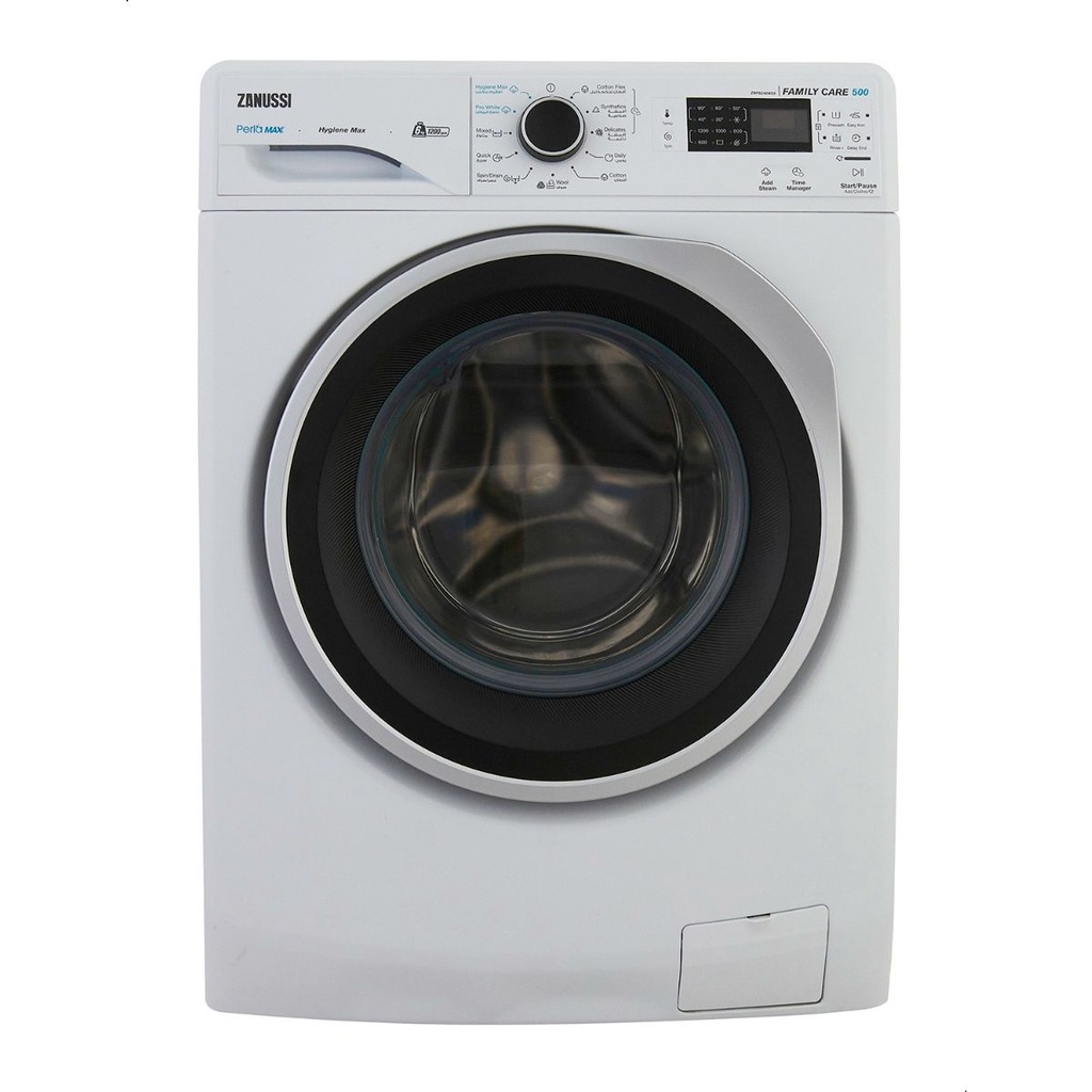 غسالة ملابس زانوسي بيرلاماكس، 6 كجم، ابيض - ZWF6240WS5 
